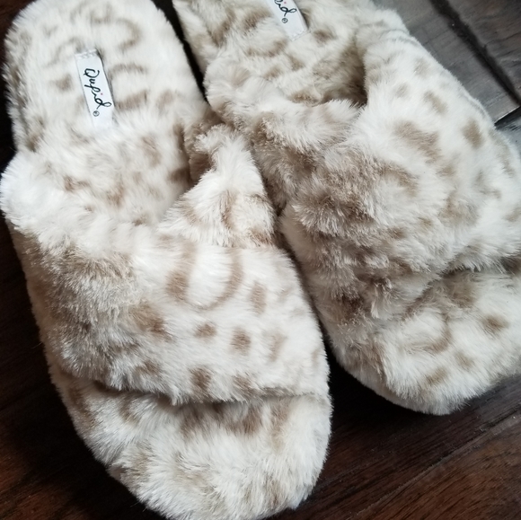 Leopard fur slippers - Picture 5 of 5